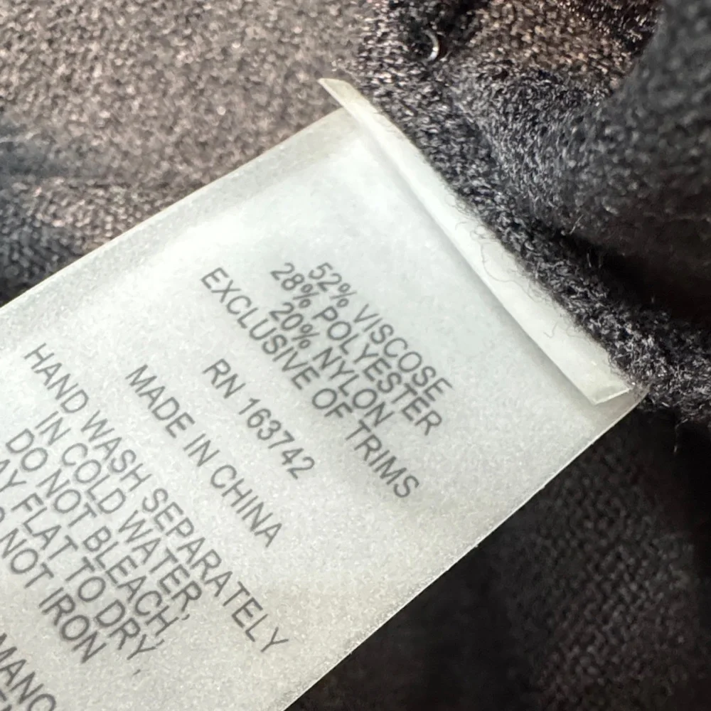 VILA Black crew neck Sweater with Silver Accents NWT M - Picture 6 of 9